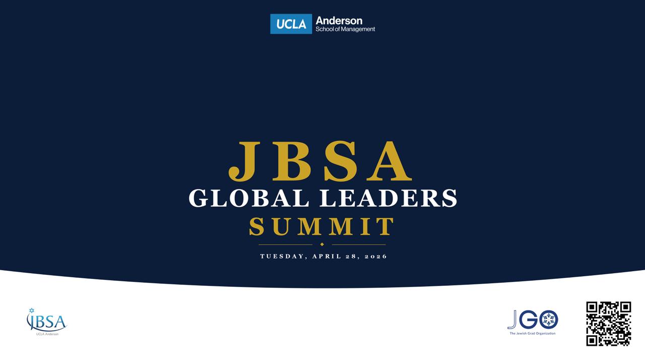 UCLA Anderson JBSA Global Leaders Summit