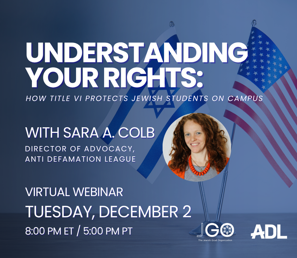 Understanding Your Rights: How Title VI Protects Jewish Students on Campus