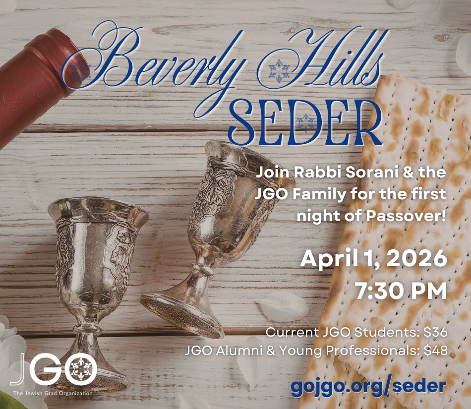 The JGO Beverly Hills Seder 2026