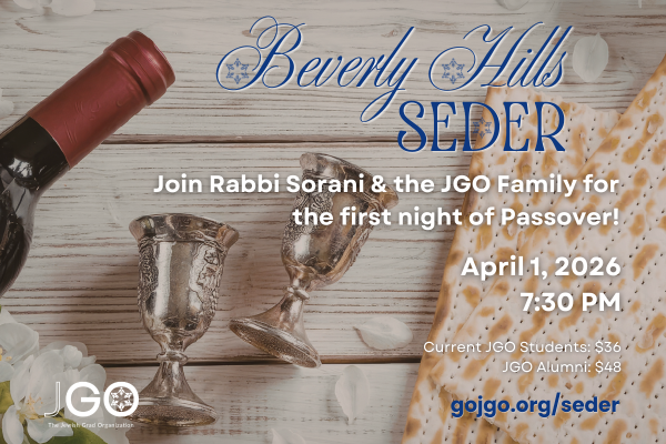 The JGO Beverly Hills Seder 